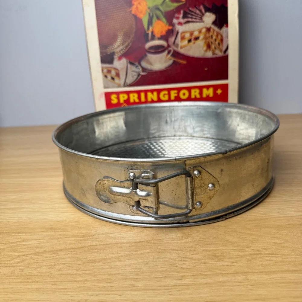 Fisko Springform Cake Tin‎ 26cm Edelstahl Silver West Germany Tube Bottom Bundt